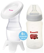 Ручной молокоотсос Ramili MC200 с противоколиковой бутылочкой 240ML